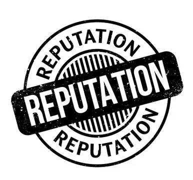Reputation rubber stamp Stock Illustration