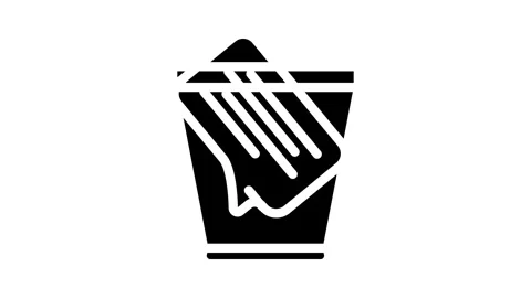 Request closed glyph icon animation Vidéo 326744903
