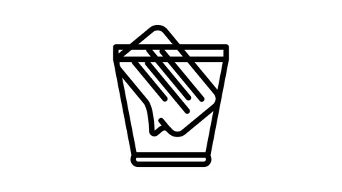 Request closed line icon animation Vidéo 326763196