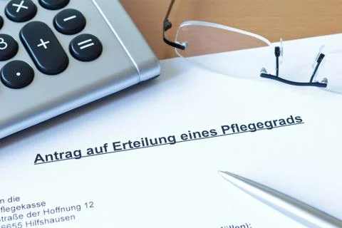 Request evaluation nursing care needs  german Stock Photos