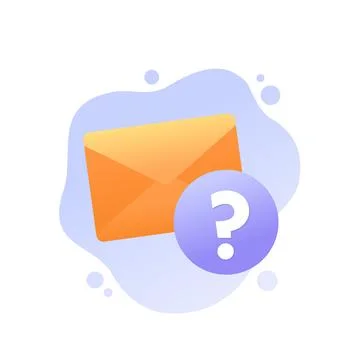 Request mail vector icon for apps and web Stock Illustration