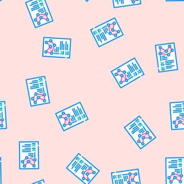 Requirement gathering analyst vector seamless pattern Stock Illustration
