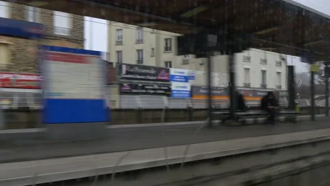 The RER-B Airport Train In Paris, France Stock Footage 158710836