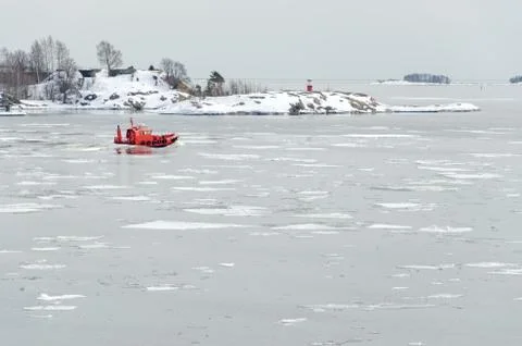 Rescue boat Stock Photos