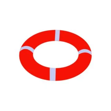 Rescue buoy Stock-Illustration