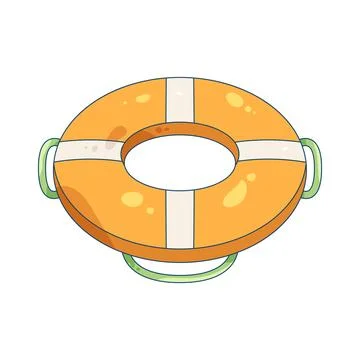 Rescue buoy Stock Illustration