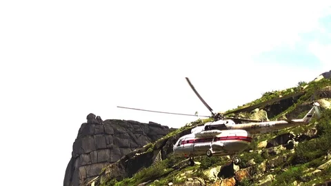 Rescue Helicopter Stock Footage 87275005