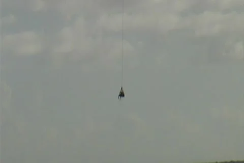 Rescue helicopter shots Stock Footage 1001921