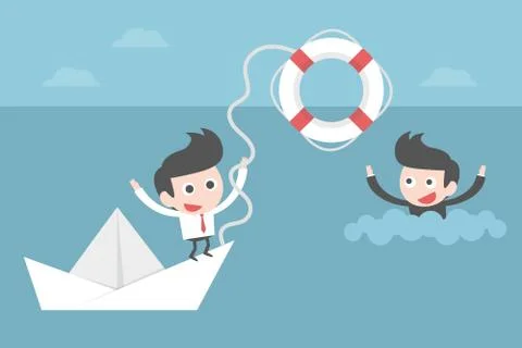 Rescue Stock Illustration