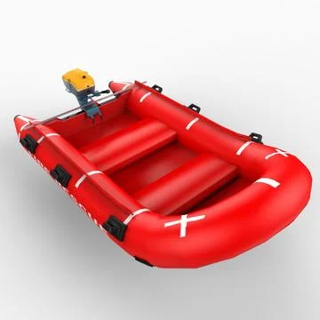 Rescue Raft 3D Model