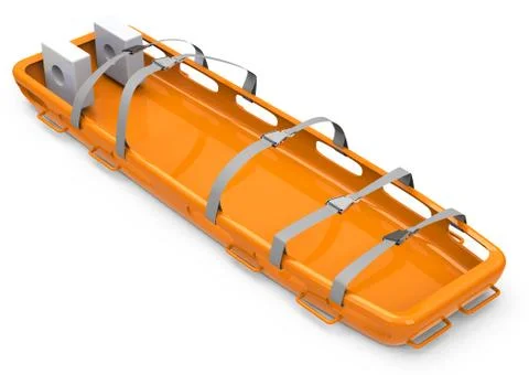 The rescue stretcher Stock Illustration
