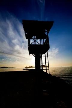 Rescue tower Stock Photos