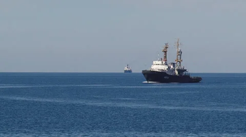 Rescue tug Stock Footage 30408834