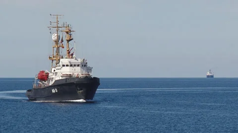 Rescue tug Stock Footage 30409173