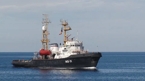 Rescue tug Stock Footage 30409261