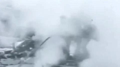 Rescue work in a hotbed of nuclear contamination  (45) Stock Footage 267075801