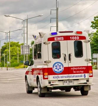 Rescuers car. Stock Photos