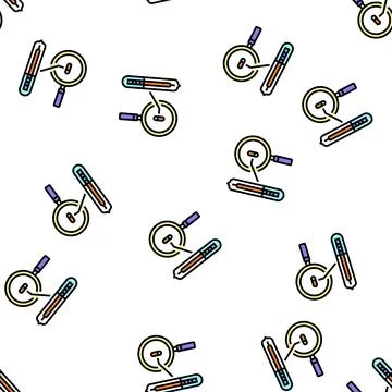 Reseaching rfid chip vector seamless pattern Stock Illustration