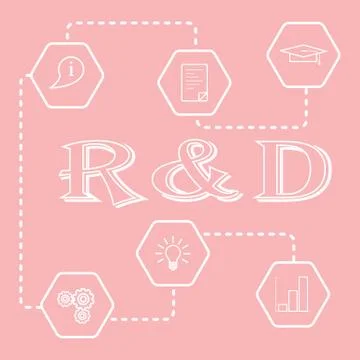Research and development concept. 스톡 일러스트