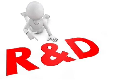 Research and development Stockillustratie