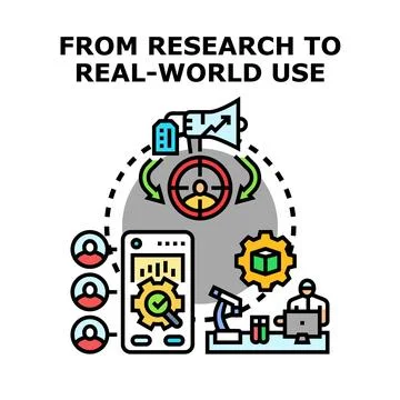 Research and development lifecycle concept vector illustration Stock Illustration