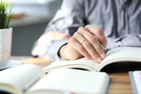 Research and preparation, project implementation. Stock Photos