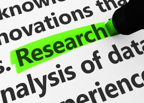 Research Business Concept Stock Illustration