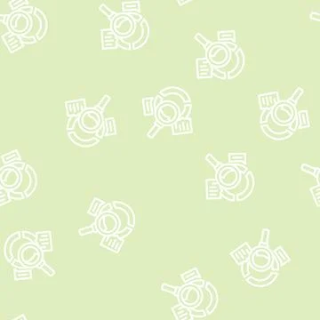 Research chart line vector seamless pattern 스톡 일러스트