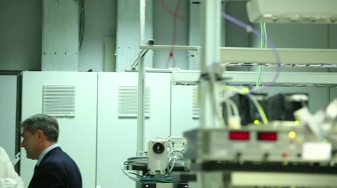 Research computer equipment Stock Footage 42125487