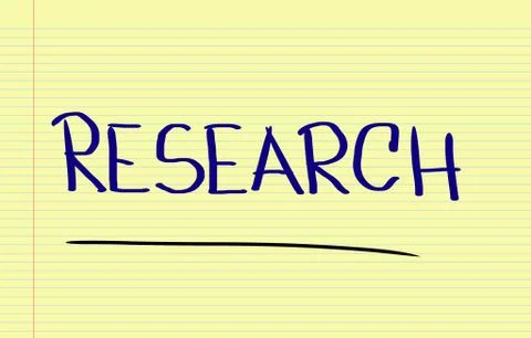 Research Concept Illustrazione stock