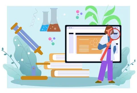 Research Concept Illustration Stock Illustration
