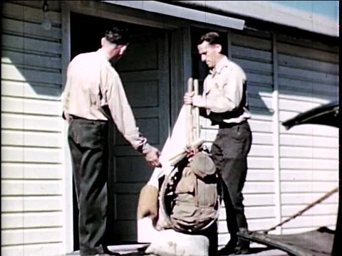Research is constantly being conducted to improve the equipment of the airborne Stock Footage 75416512