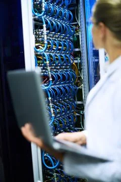 Research in Data Center 스톡 사진