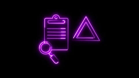 Research diagnostics data elements glow with sharp amethyst vector coordina.. Stock Footage 340998525