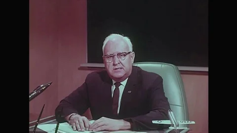 A research engineer speaks in an office and aerodynamic heating is tested and an Stock Footage 90092781