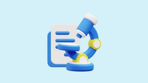 Research File animated 3d icon. Stock-Footage 289453903