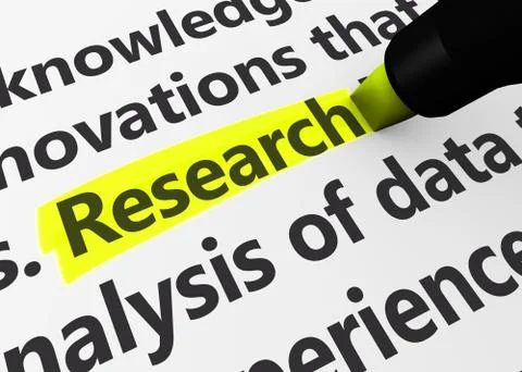 Research Stock Illustration