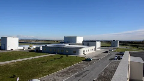 The research laboratories of the Ego complex Vídeo Stock 84895701