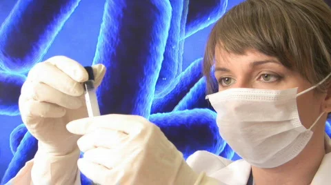 Research in laboratory V Video stock 559957