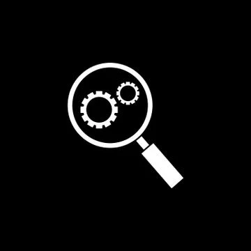 Research optimization solid icon 스톡 일러스트