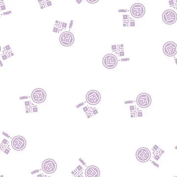 Research qr code color icon vector isolated illustration Illustrazione stock