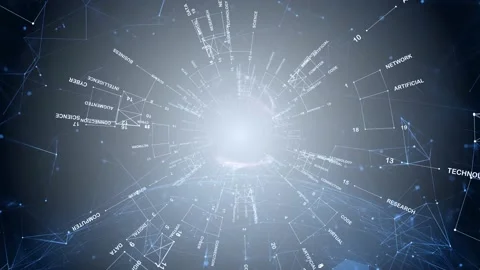 Research science word cloud animation background Stock Footage 228071679