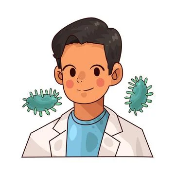 Research Scientist illustration Stock Illustration