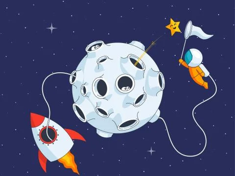Research Space Concept Stock Illustration