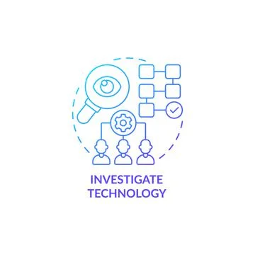 Research technology concept icon イラスト素材