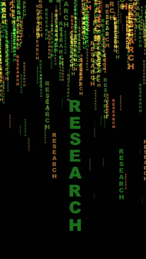 Research text  concept vertical video Stock Footage 223407602