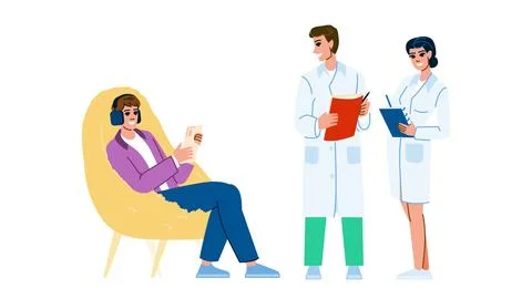 Research user testing website vector Stock Illustration