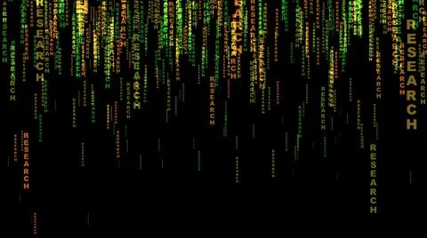 Research on the web concept Stockillustratie