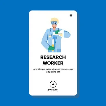 Research worker vector Stock Illustration