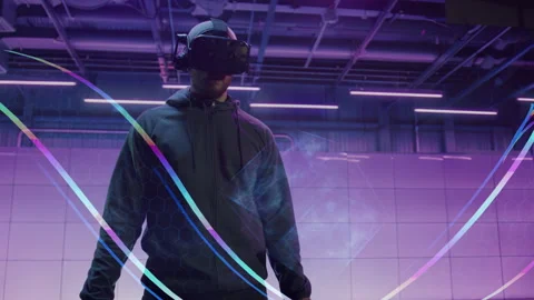 Researcher Conducting Gene Splicing Experiments in Virtual Lab, CRISPR Stock Footage 284954201